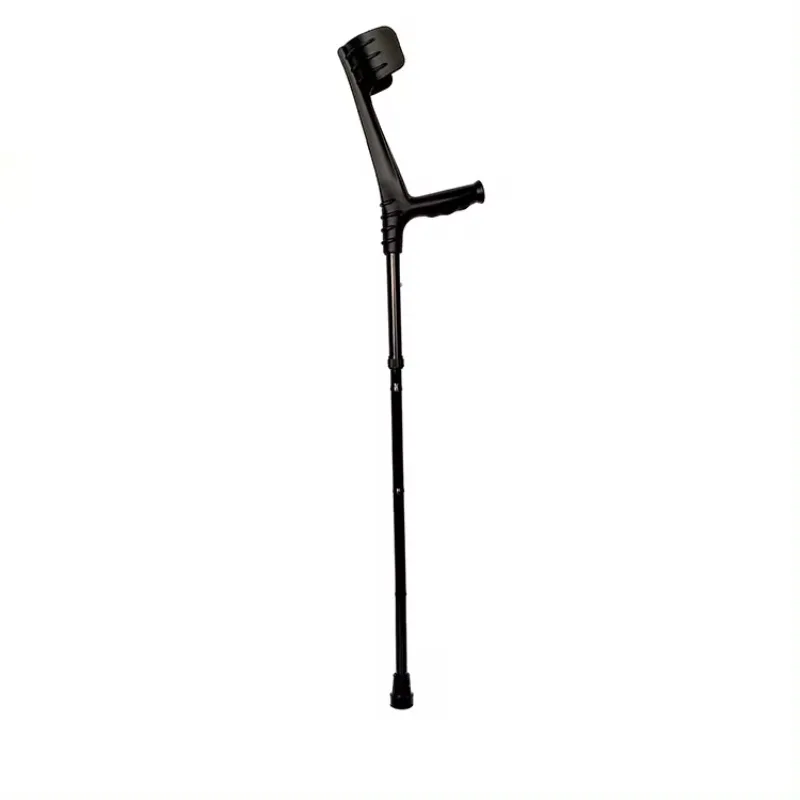 aluminum folding adjustable hand free cane forearm old man people elderly foldable elbow crutches