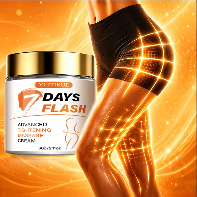 YUITIKUE 7 Days Flash Body Tightening Massage Cream 60g Firming Lotion Long Lasting Moisturizing Body Shaping Skin Care