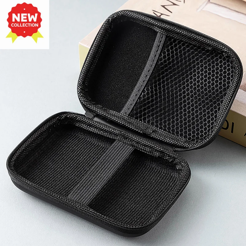 EVA Zipper Bag Hard Drive Protect Bag HDD SSD USB Cable Charger Protect Bag For 2.5 Hard Drive Power Bank USB Cable Charger