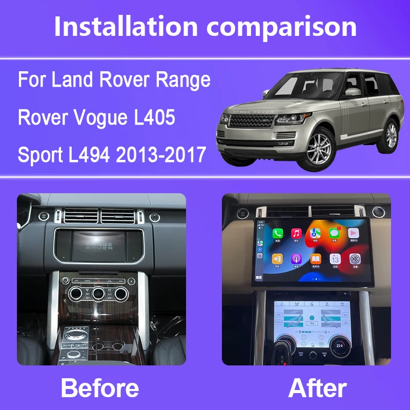 For Land Rover Range Rover Vogue L405 Sport L494 2013-2017 Car Radio Multimedia Video Player Navigation Stereo GPS Android 12