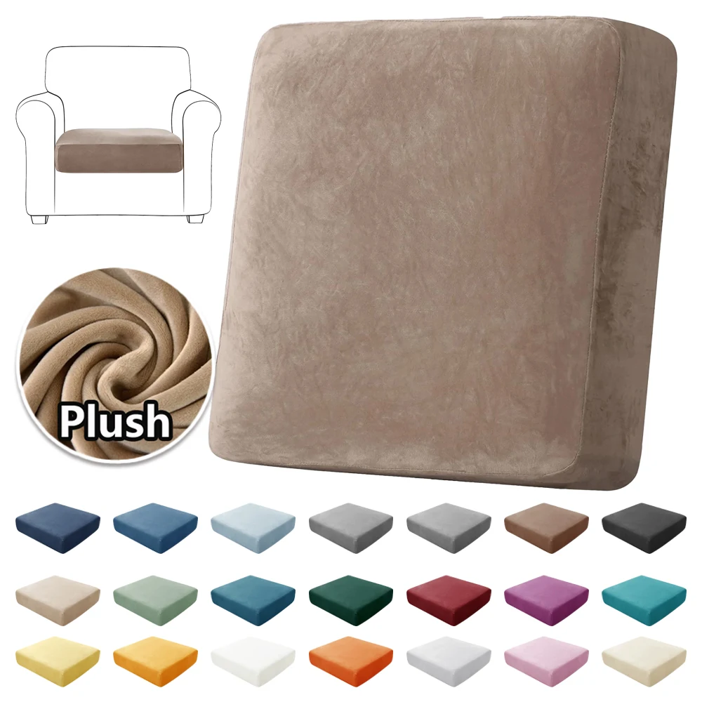 

Velvet Sofa Cushion Cover Elastic Thick L-Shape Corner Armchair Sofa Cover Slipcover Furniture Protector for Living Room 쇼파 커버