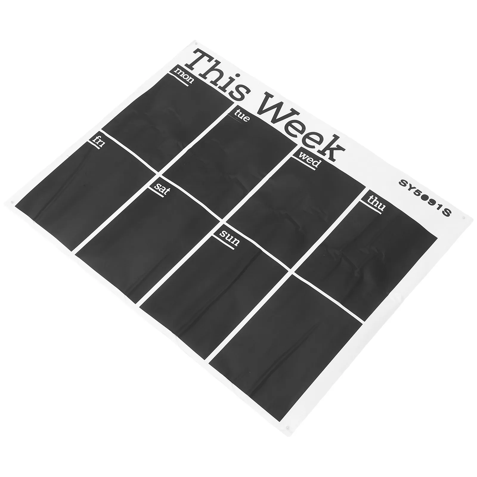 Removable Chalkboard Sticker Small Portable Plan Board for Wall Fridge Calendar Notes Reminder Weekly Schedule Dry Erase