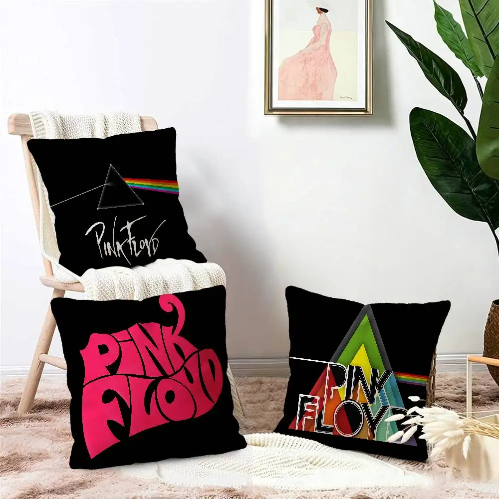 Iconic Rock Band P-Pink Floyds Pillow Anime Pillow Sofa Bed Head Pillow Cover Cushion Cover 45x45 cm Fashion