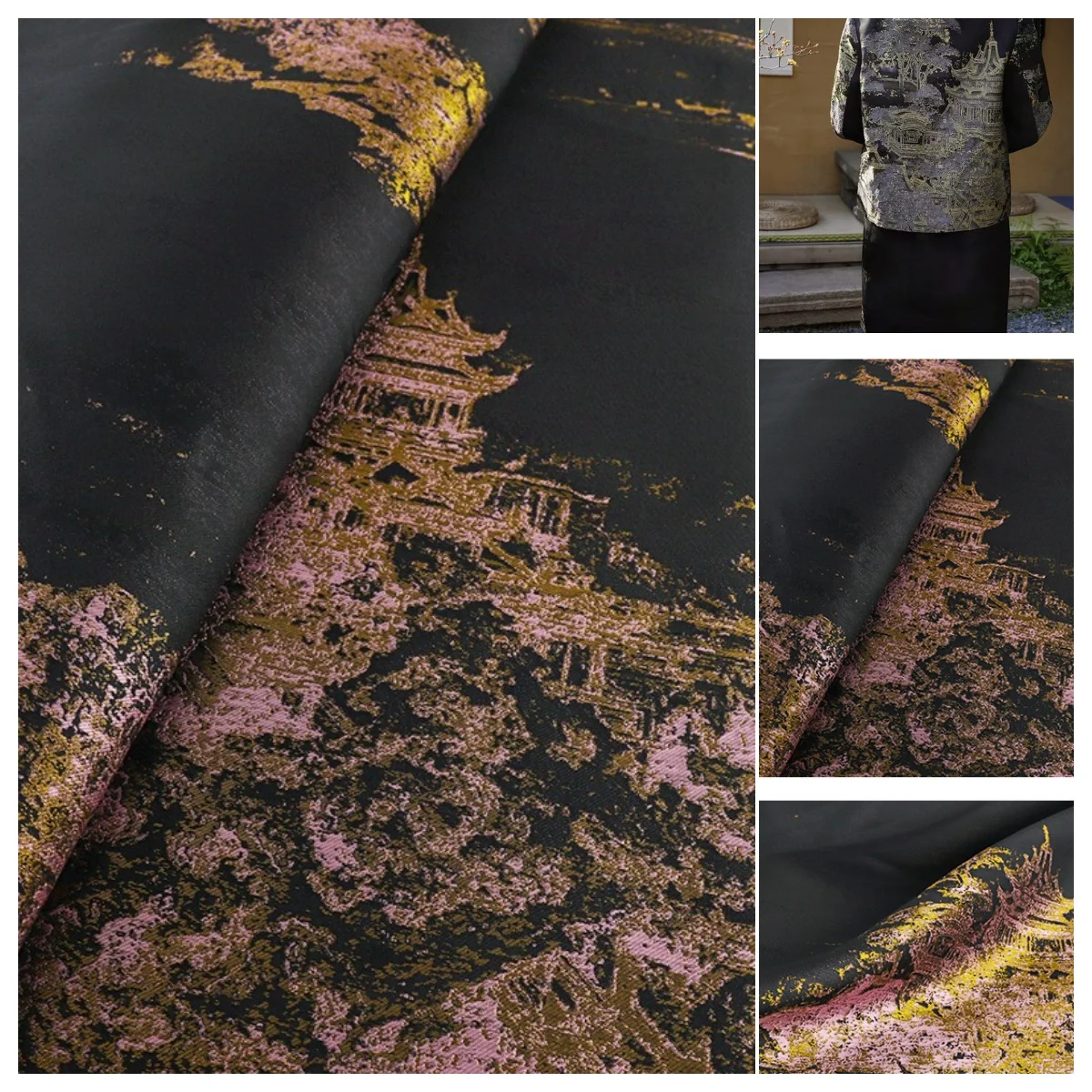 

Ручная вышивка Износостойкая долговечная ткань Одежда Жилет Рубашка Топ Юбка Халат Платья Дизайнерская ткань ручной работы Telas