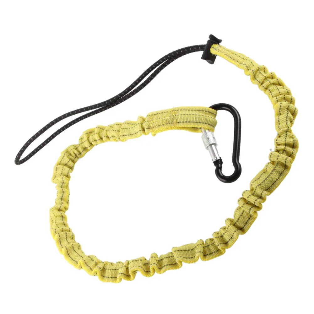 Durable Heavy Duty Tool Safety Tether Thicken Yellow Anti Falling Rope Tool Tether Lanyard Working Safety