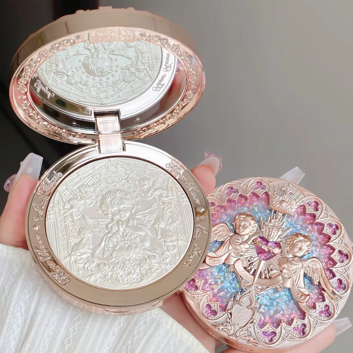 

Flower Knows Pressed Setting Powder Matte Soft Focus Oil Control Waterproof Women Beauty Face Makeup