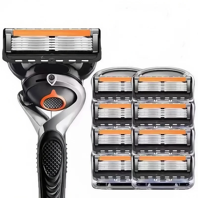 4/12/.../24/40 Pcs 5-layer Comfort Glide Men's Razor Shaving Shaver Male Face Beard Hair Trimmer Blades Replacement Refills Gift