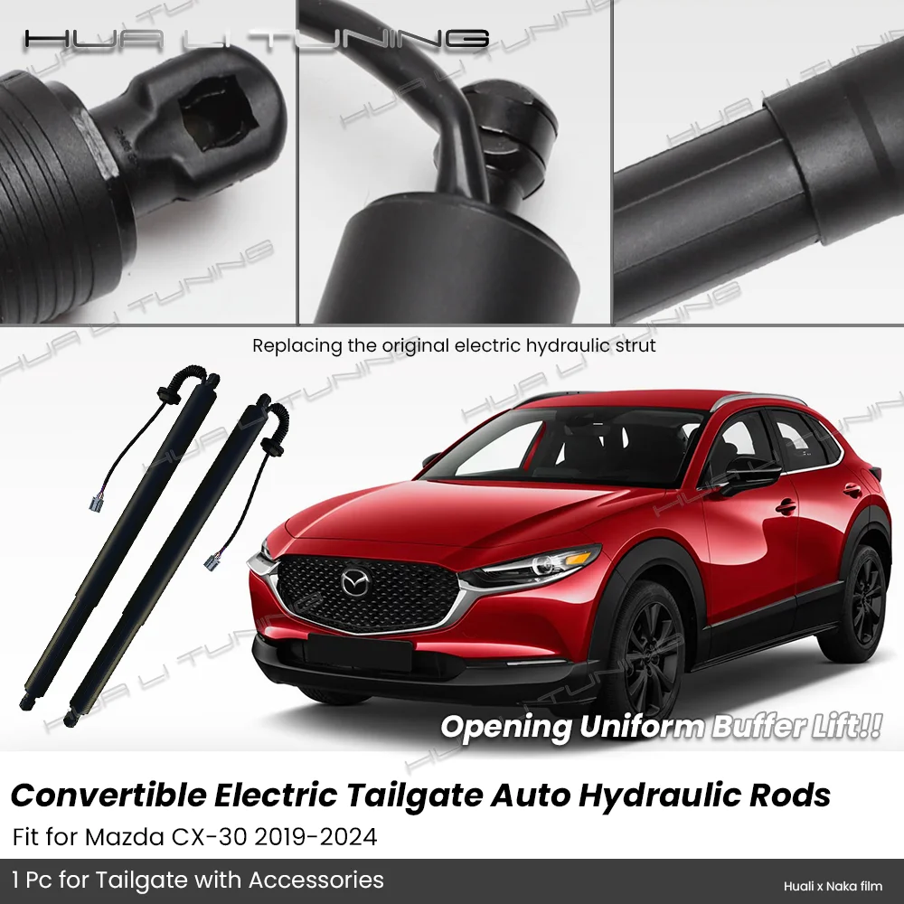 

Для Mazda CX-30 2019-2024 задний багажник электрический демпфер задние ворота автоматический подъем вспомогательные стойки передний демпфер капота оригинальные аксессуары