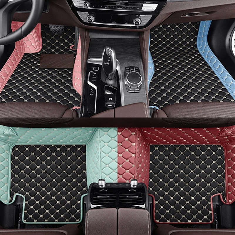 

YUCKJU Custom Leather Car Mats For Besturn All Models B30 B50 B70 X80 X40 B90 Accessories Automotive Carpet