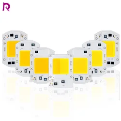 LED COB Chip 10W 20W 30W 50W AC 110V 220V Smart IC Without Driver Led Lamp Beads For Floodlight Spotlight Diy Matrix Lighting