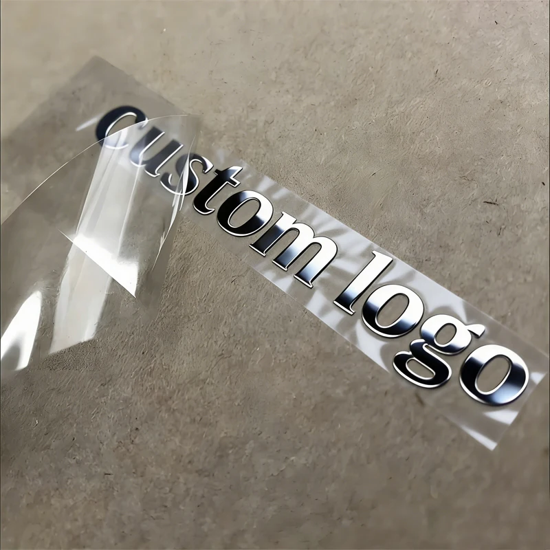 

Custom UV Print Crystal Transfer Stickers 100Pcs Personal Logo Self-Adhesive Labels for Bottle Bag Box Packaging Wholesale