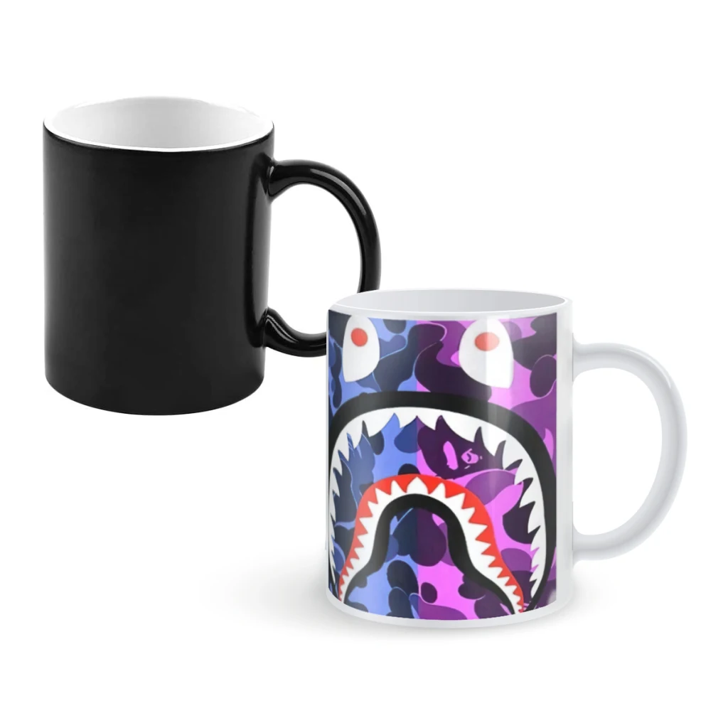 

Bape shark Tea Coffee Mugs Bachelorette Party Team Groomsman Cups Wedding Gifts