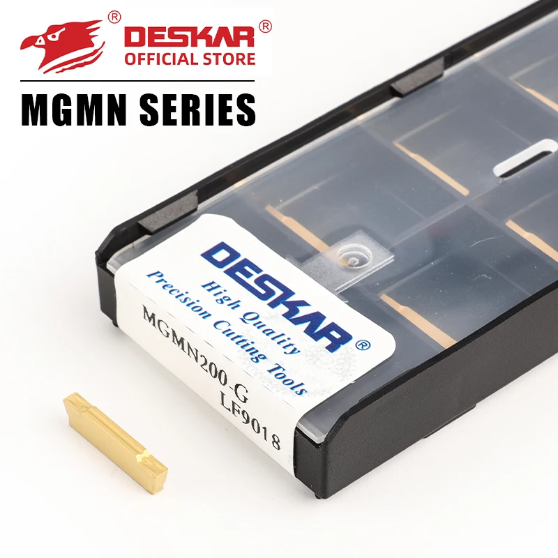 DESKAR 100% оригинал MGMN200 MGMN250 MGMN300 MGMN400 MMGMN500 M LF9018 Токарный станок с ЧПУ Токарные инструменты Канавочная вставка Карбид для стали