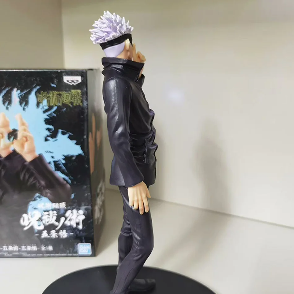19cm Jujutsu Kaisen Anime-Figur Gojo Satoru Anime-Statue PVC-Actionfigur Sammlermodell Spielzeug Ornament Puppe – Detail 2