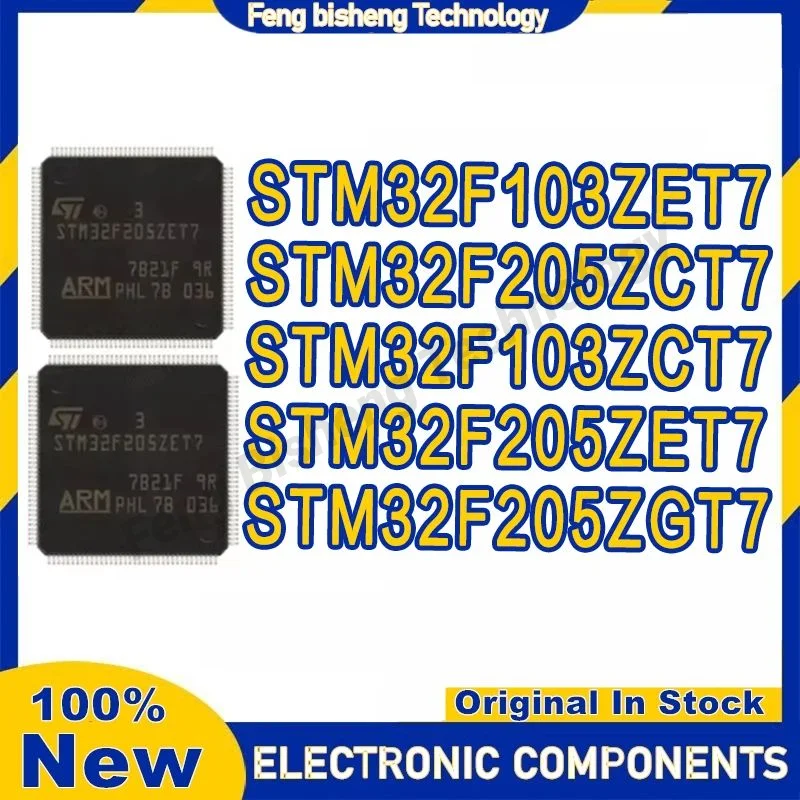 STM32F103ZCT7 STM32F103ZET7 STM32F205ZCT7 STM32F205ZET7 STM32F205ZGT7 STM32F103 STM32F205 STM32F STM32 STM IC MCU Chip LQFP-144