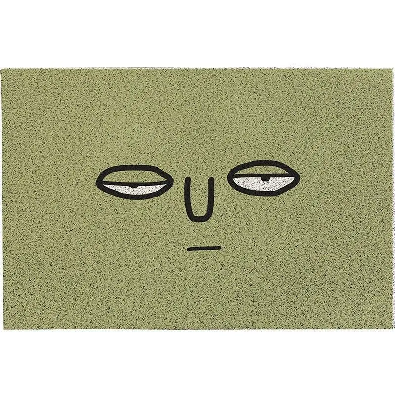 Silk Ring Floor Mat for Household Use, PVC Soil Resistant and Wear-resistant Floor Mat for Entryway Decoration, Cartoon Carpet