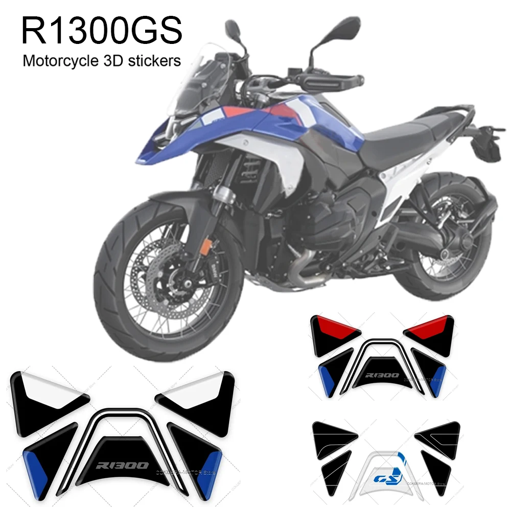 

Storage Box Stickers For BMW R1300GS R 1300 GS Trophy 2023 Motorcycle Accessories 3D Epoxy Resin Protection Sticker