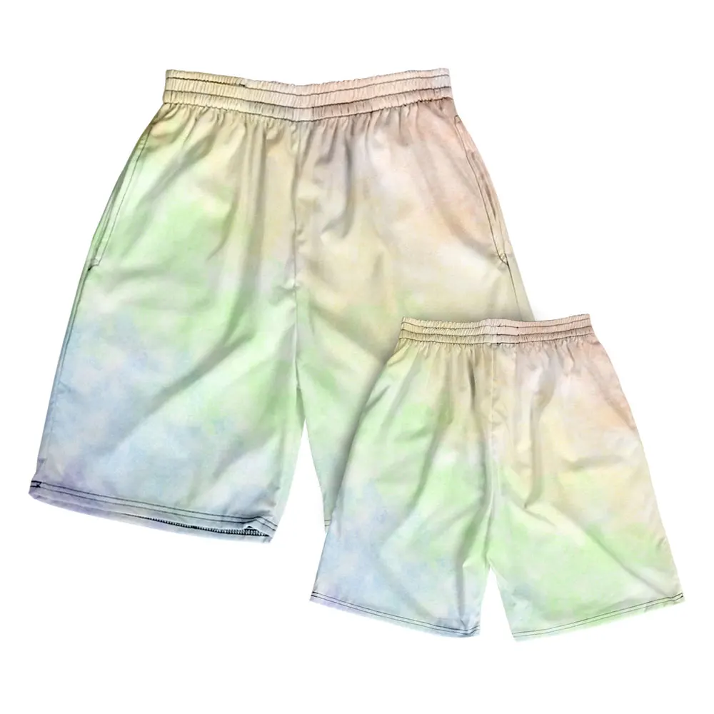 

Summer Rainbow Printed Sports Shorts Casual and Simple Beachwear and Suitable for Daily Life