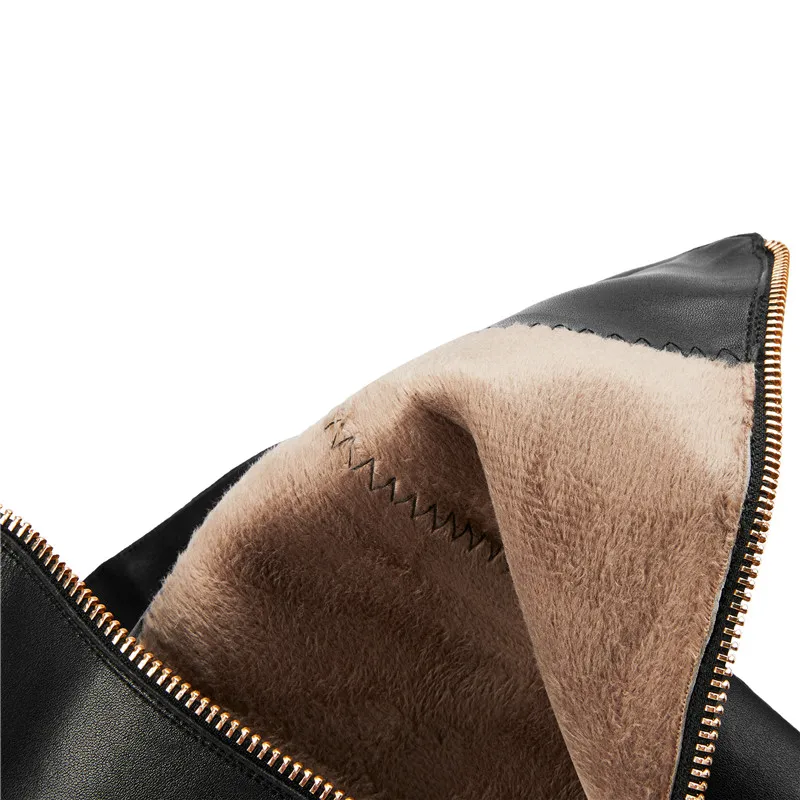 Fashion Casual European American Women\'s Over Knee Long Boots Pointed Sexy Elegant Genuine Leather Knight Boots Envío Gratis