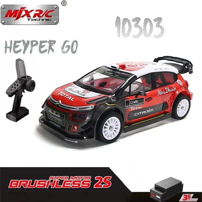 

Meijiaxin Hyper 1:10 Brushless 10303 Remote Control Car C3 Simulation Citroen High-Speed Rally Off-Road Vehicle Model Toy Ggift