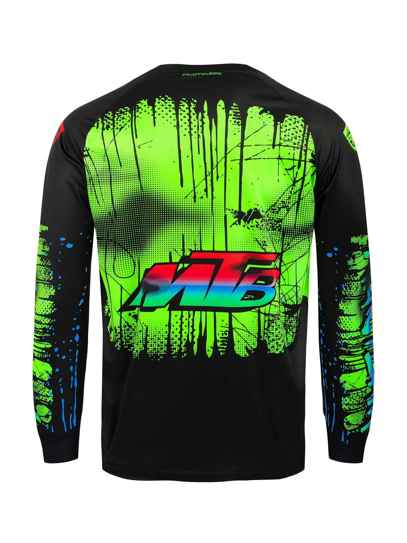 Graffiti MTB Motocross Langarmtrikot, Familien-Set, Offroad-Dirt-Bike-Renn-Sporttrikot, bedrucktes Freizeit-Outdoor-Reit-Oberteil – Detail 8