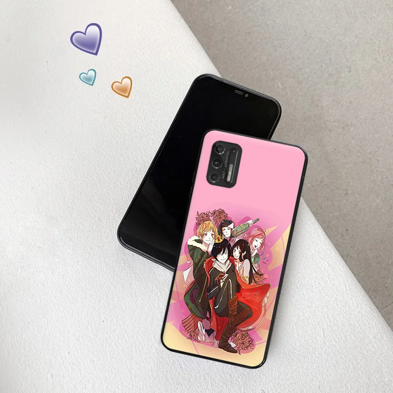 Soft Phone Cases For Motorola G53 G73 G9 G50 G51 G60 G71 G22 G32 G52 G72 Edge40 20 30 Noragami Yato Anime Black Matte Cover