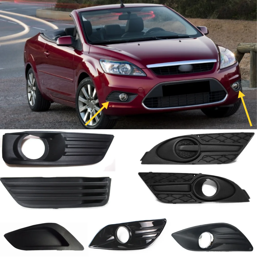 Akcesoria samochodowe pokrywa na światła przeciwmgielne rama lampy Grille akcesoria samochodowe dla Ford Focus 2005 2006 2007 2008 2009 2010 2011 2012 2013