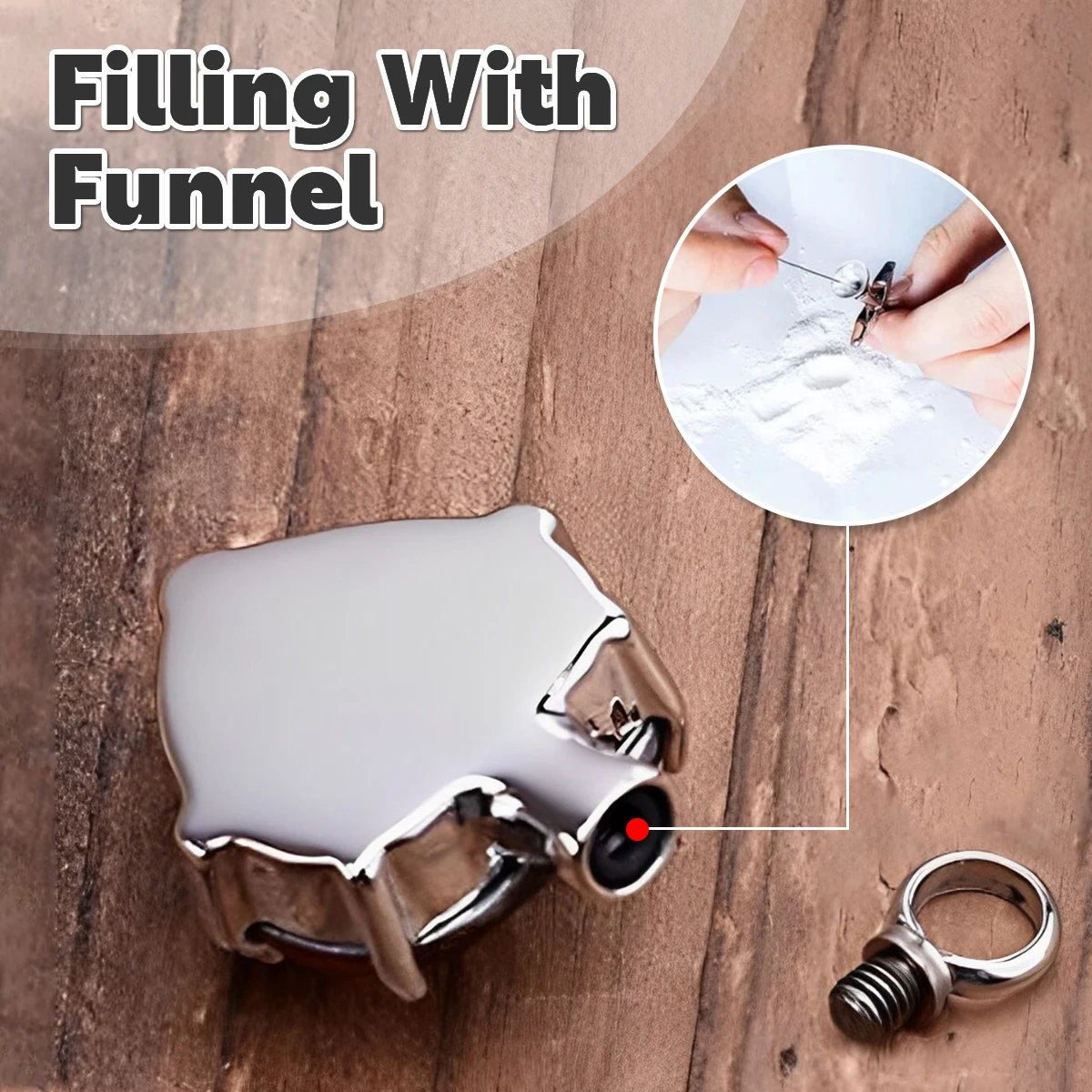 4Pcs Urn Necklace Set Stainless Steel Cremation Jewelry Heart Cylindrical Cross Rectangular Ashes Keepsake Waterproof Urn