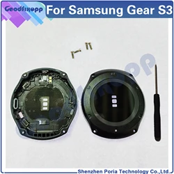 For Samsung Gear S3 Classic R770 R775 / Frontier R760 R765 Watch Battery Back Case Cover Rear Lid Housing Door Glass Lens