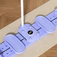 Fitness Ski Machine Pelvic & Hip Strengthener Multi-Function Simulated Ski Trainer with Handle & Pull Rope for Full Body Workout