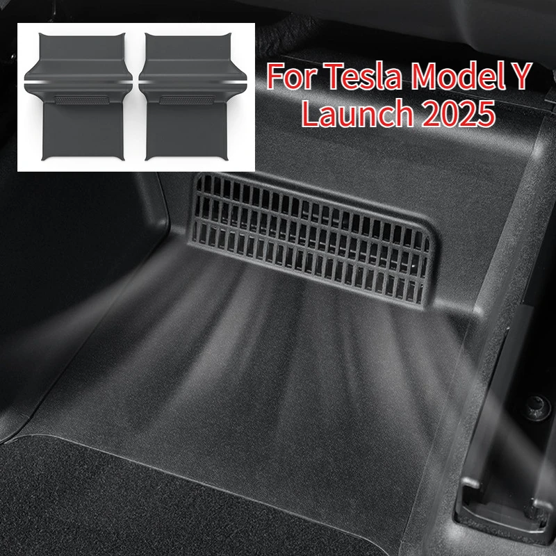 

Для Tesla Model Y Juniper 2025 2026, маска для выхода воздуха под сиденьем, вентиляционное отверстие на переднее сиденье, полностью крышка, защита от пыли, защита от пыли