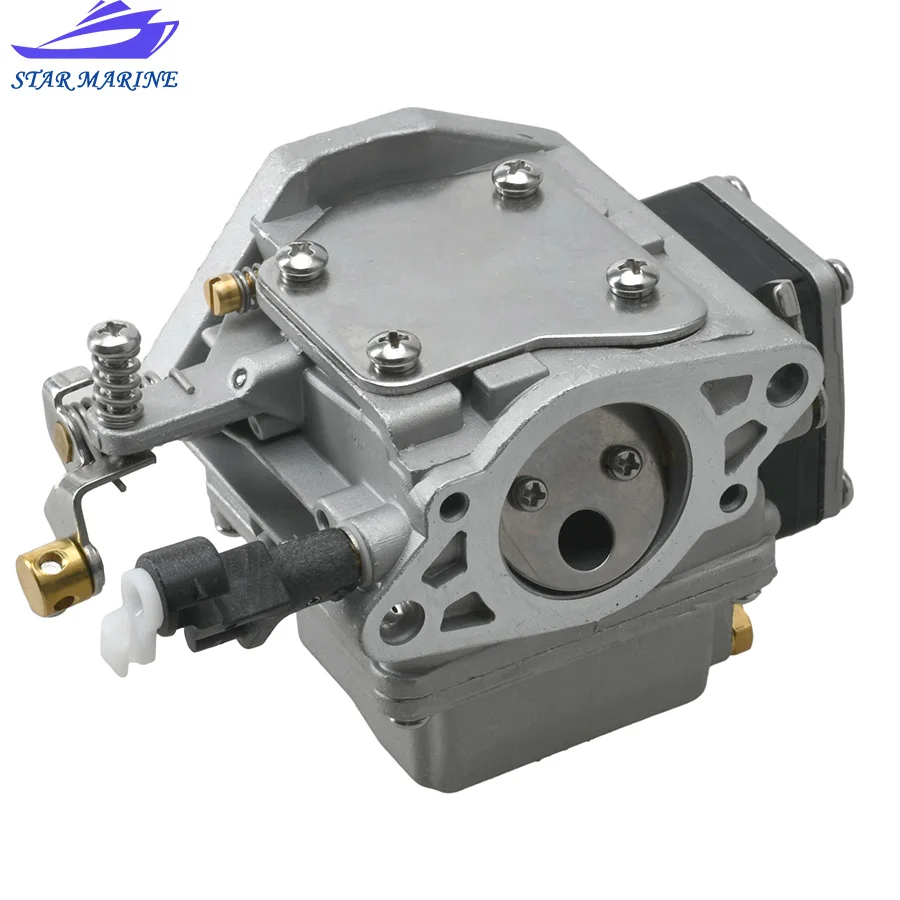 63V-14301-10 Carburetor for Yamaha Motor 2 Stroke 9.9hp 15hp Boat Engine Replaces Parts 63V-14301-00 63V14301 63V-14301