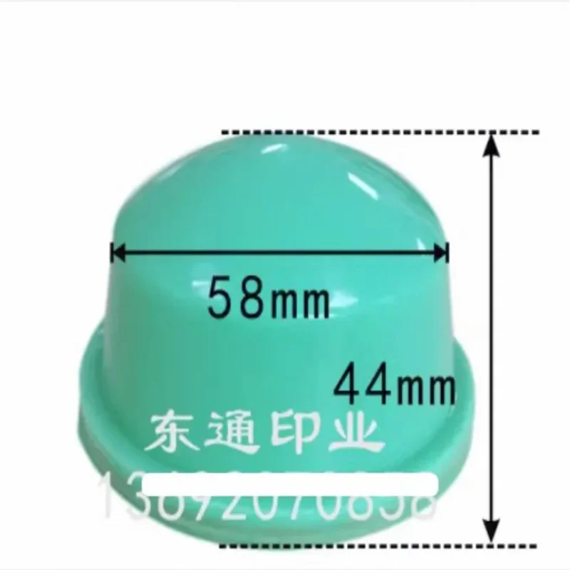 

Pad print rubber pad size 58mm diameter wood base silicone rubber