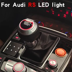 Lever Change Knob Car Accessories Led Light Gear Shift Knob Gearbox Handle For Audi RS A6 C7 A3 8p Q3 A7 S4S5 S6 Gear Stick