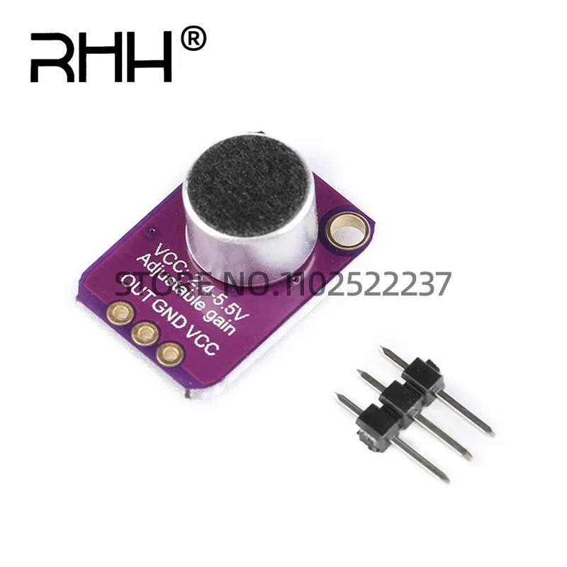 GY-MAX4466 Electret Microphone Amplifier Module MAX4466 Adjustable Gain For Arduino