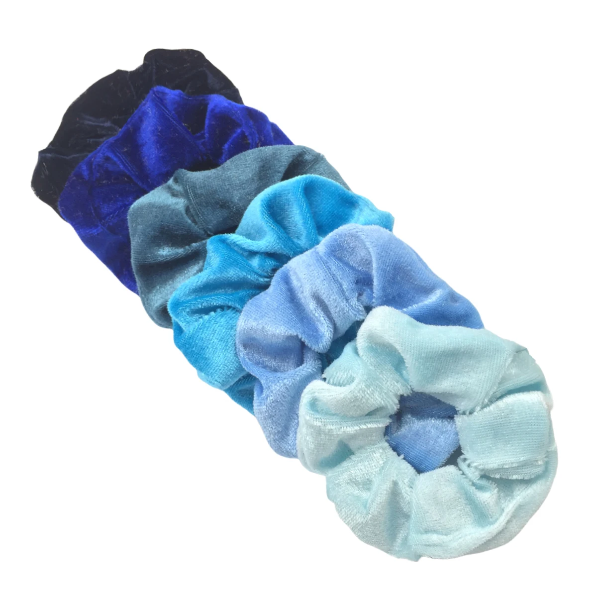 10/6/1pc Women Hair Scrunchies Velvet Solid Color Band for Girls Ponytail Holder Rubber Bands Ties Accessories headbands gumki