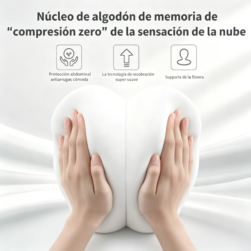 Memory Foam Ergonomic Lumbar Support Pillow Multifunctional Waist Pain Relief Cushion For Car Office Gaming Chair Postpartum