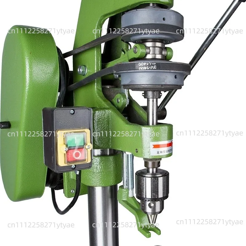 Electric Tap Drill Machine M2/M3 Fixed-Speed/Variable-Speed Bench Drill Press Downward Spindle Handwheel Adjustment
