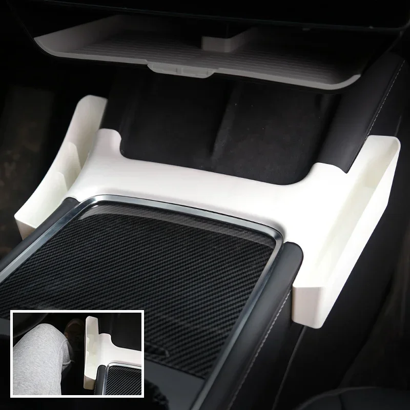 

For Tesla Model 3 Y Car Central Armrest Storage Box Center Console Side Hanging Storage Organizer Auto Interior Accessories
