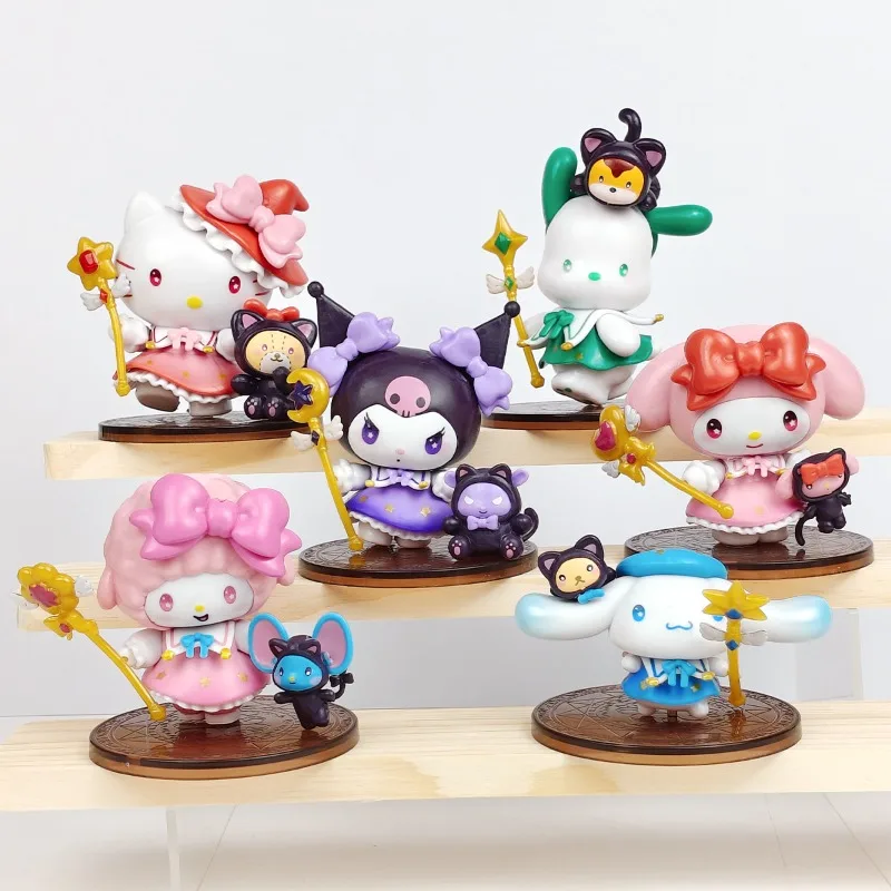 星空の夜パーティー マジシャン サンリオ ブラインドボックス フィギュア クロミ ドール マシン ドール ツイストエッグ オーナメント ドール おもちゃ