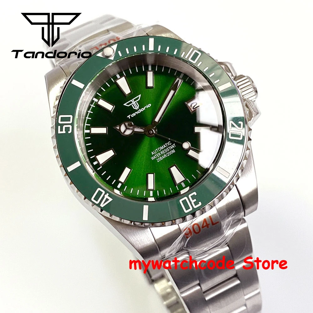 

Мужские механические часы 40 мм, водонепроницаемость 20 бар, японский автоматический механизм NH35A, стальной браслет, сферическое сапфировое стекло, светящиеся индексы