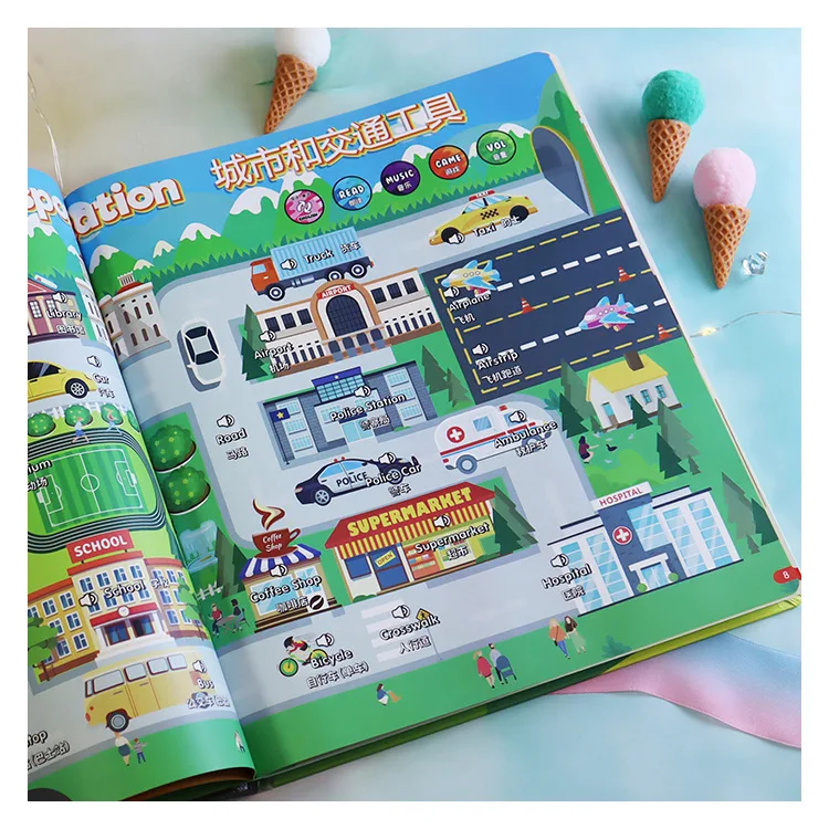 Cantonese Point Reading Pens Children Young Children Cantonese Early Education Book Cantonese English Learning Books For Kids