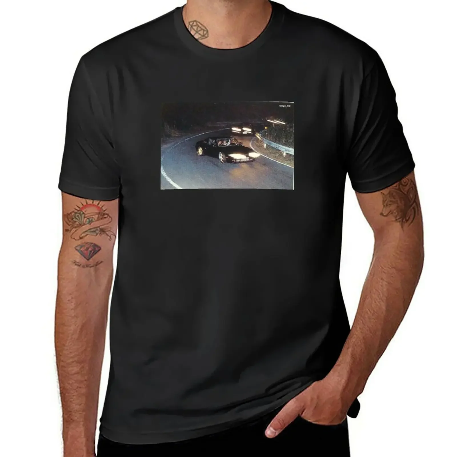 

90's Japan drift files (touge_era) T-Shirt summer tops sweat plus size tops mens graphic t-shirts anime