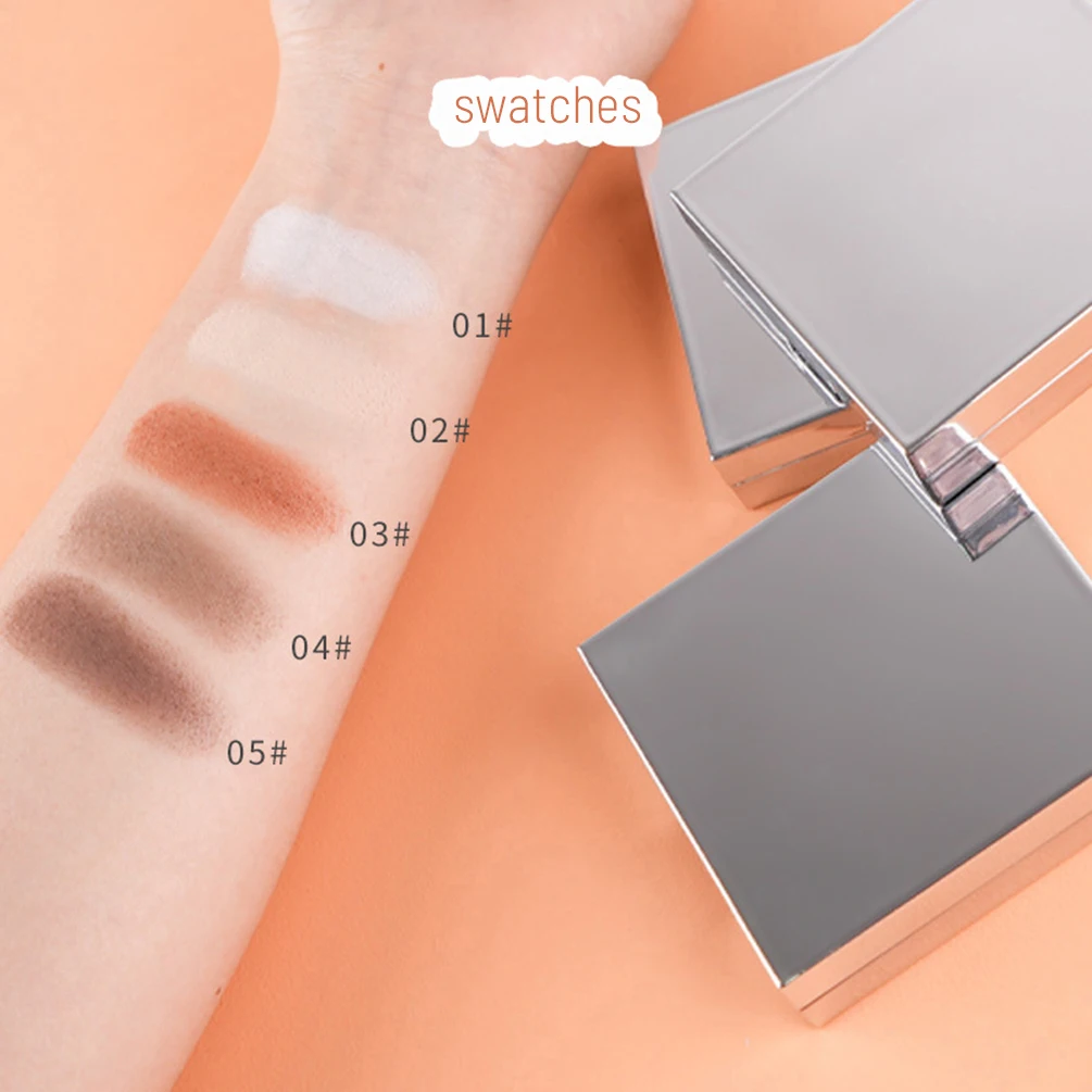 Small Silver Block High Pigmentation Contour Powder Private Label Matte Hairline Nose Shadow Brightening Modification 5 Colors