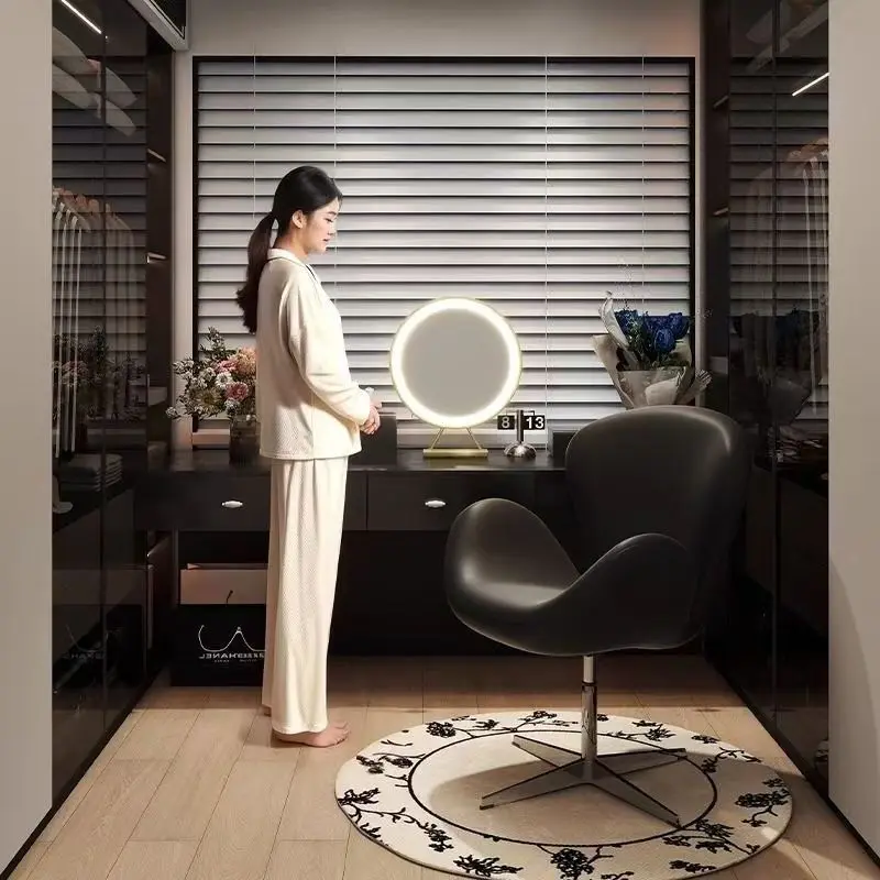 Single Sofa Chair Internet Celebrity Leisure    Modern Simple Swan Office Negotiation Bedroom Living Room