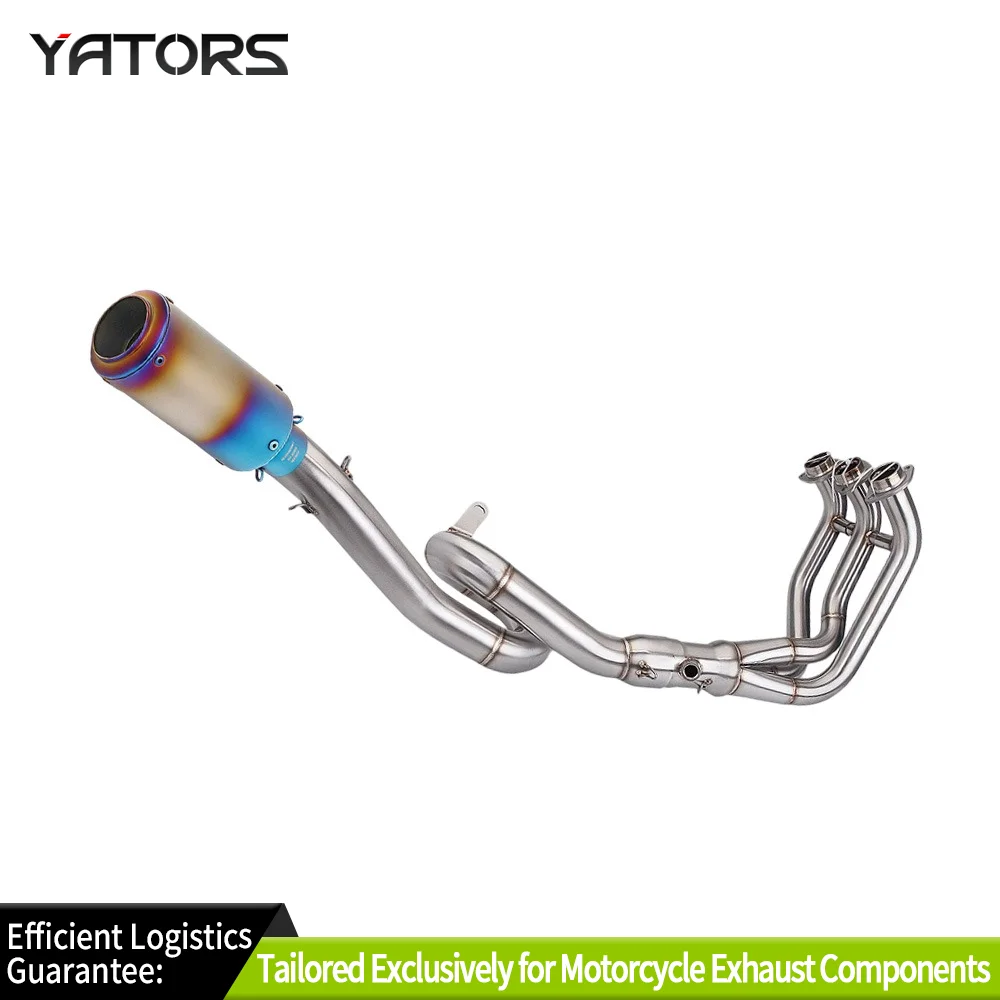 

Full Exhaust Systems Header Link Pipe Muffler Tips For Yamaha MT-09 FZ-09 2014-21 Exhausts Pipes