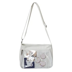 Borsa giapponese Harajuku Ita per donna Tasca trasparente Itabag High School Girls 517D