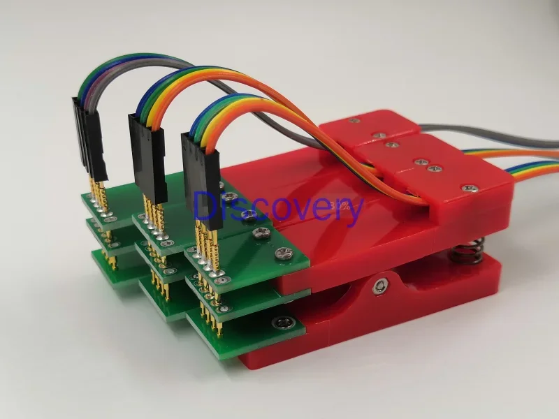 Test Frame PCB Clamp Fixture Probe Programming Fixture 2.54mm 2.0mm 1.27mm, Test Depth 22mm Single Row