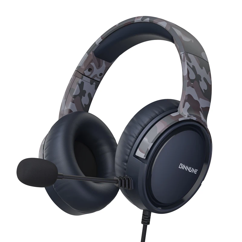 

BINNUNE BG02 Gaming Headset with Mic for PS4 PS5 Xbox Series X|S Xbox 1 PC NS, Wired Gaming Headphones with Mic for PS 4|5 Xbox1