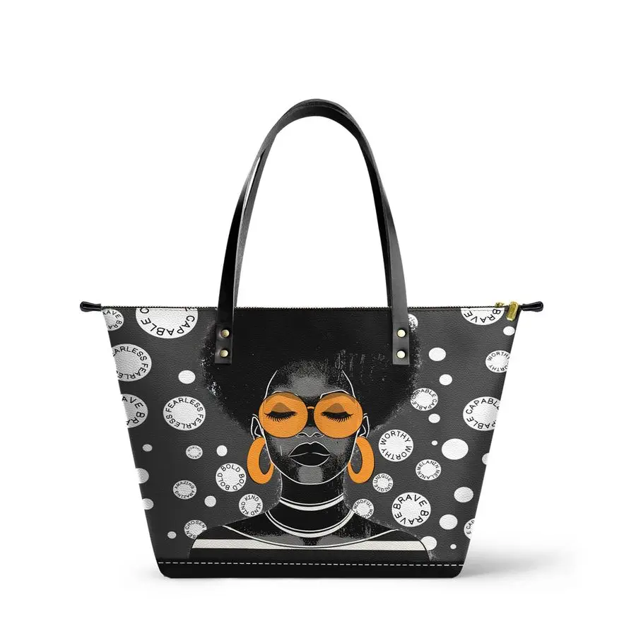 

Black Womens Leather Tote Bag, Large Size, Premium Leather, Perfect Christmas Gifts For Women